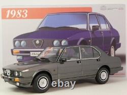 Laudoracing Alfa Romeo Alfetta 2.0I Q.O. Gray Metal. 1983 1984 1/18 LM171B