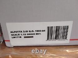 Laudoracing Alfa Romeo Alfetta 2.0I Q.O. Gray Metal. 1983 1984 1/18 LM171B