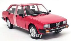 Legendary 1/18 Alfa Romeo Alfetta Berlina 2000L 1978 Rosso Red Diecast Model Car