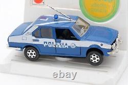 Mebetoys Mattel 1/43 Alfa Romeo Alfetta Polizia #a-83 With His Box