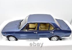 Miniature Car Alfa Romeo Alfetta 1.8 Blue Car 118 Laudoracing Modelism