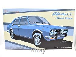 Miniature Car Alfa Romeo Alfetta 1.8 Blue Car 118 Laudoracing Modelism