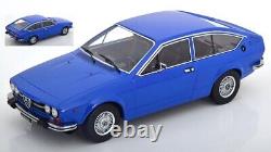 Miniature car auto 1 18 alfa romeo Alfetta 2000 Gtv Blue Vehicle Model