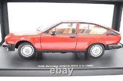 Miniature car model 1:18 Alfa Romeo Alfetta GTV 2.0 AUTOart diecast Model