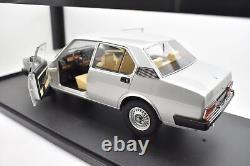 Miniature car model 1:18 Alfa Romeo Alfetta Gray Mitica diecast Modeling