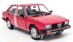 Mitica 1/18 Alfa Romeo Alfetta Berlina 2000L 1978 Red Diecast Model Car