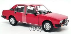 Mitica 1/18 Alfa Romeo Alfetta Berlina 2000L 1978 Red Diecast Model Car