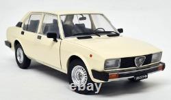 Mythical 1/18 Alfa Romeo Alfetta Berlina 2000L 1978 Ivory Diecast Model Car
