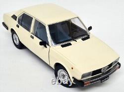 Mythical 1/18 Alfa Romeo Alfetta Berlina 2000L 1978 Ivory Diecast Model Car