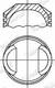 N&Uuml;ral Piston Suitable For Alfa Romeo Gtv 2.0 Alfetta 87-107100-40