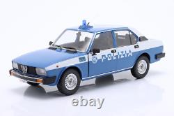 New MITICA ALFA ROMEO ALFETTA 2000 Police 1978 118 Model Car BLUE 200017 KidBX