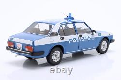 New MITICA ALFA ROMEO ALFETTA 2000 Police 1978 118 Model Car BLUE 200017 KidBX