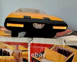 Old remote-controlled Alfa Romeo Alfetta SPIDER with doll box