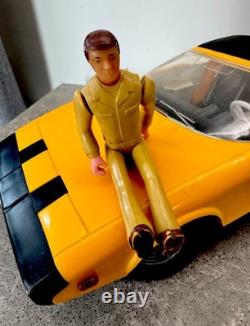 Old remote-controlled Alfa Romeo Alfetta SPIDER with doll box