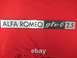 Original Alfa Romeo Alfetta GTV6 2.5 Panel Type Model Sign New