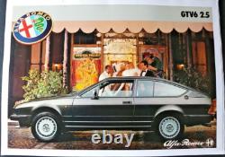 Original Poster Alfa Romeo GTV GTV6 Alfetta Ziegfeld Follies 1980