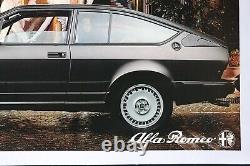 Original Poster Alfa Romeo GTV GTV6 Alfetta Ziegfeld Follies 1980