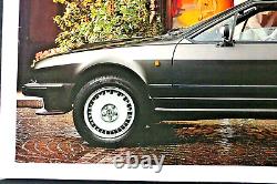 Original Poster Alfa Romeo GTV GTV6 Alfetta Ziegfeld Follies 1980