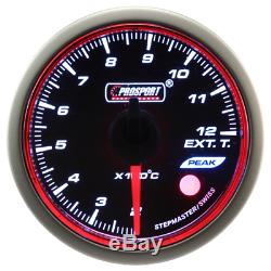 Prosport Wrc Halo Premium 60mm Temperature Of Exhaust Gas Instrument