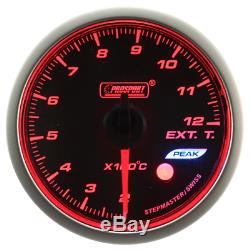 Prosport Wrc Halo Premium 60mm Temperature Of Exhaust Gas Instrument LCD