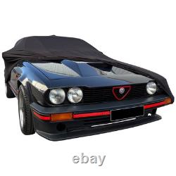 Protective cover compatible with Alfa Romeo Alfetta for black interior
