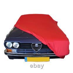Protective cover compatible with Alfa Romeo Alfetta for red interior