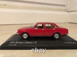 Rare Alfa Romeo Alfetta 1.8 From 1972 To 1:43 Minichamps 400120202
