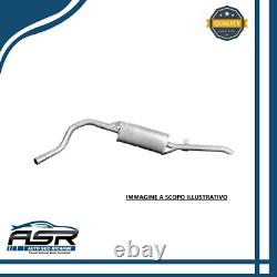 Rear Exhaust Muffler ASR for Alfa Romeo Alfetta 1.6 1.8 2.0 GT