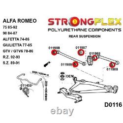 Rear arm silent blocks for Alfa Romeo Alfetta, type 116
