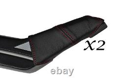 Red Couture for Alfa Romeo Alfetta GTV6 74-86 2X Door Handle Leather Covers