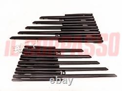 Right and Left Air Grilles A.R. Alfetta Sedan 1600 1800 Black Plastic