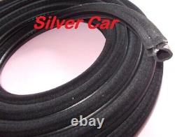 Right and Left Velvet Door Joint in Black for Alfa Romeo Alfetta Berlina 4