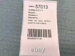 Right front headlight Alfa Romeo Alfetta 2000 2nd series from 1983