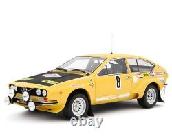 Scale model Alfa Romeo Alfetta Gr2 Autodelta Rally 4 Regions 1975 Switzerland Ma