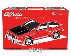 Scale model Alfa Romeo Alfetta Gr2 Autodelta Rally 4 Regions 1975 Switzerland Ma