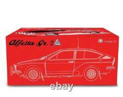 Scale model Alfa Romeo Alfetta Gr2 Autodelta Rally 4 Regions 1975 Switzerland Ma