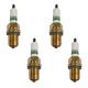 Set Of 4 Golden Lodge Spark Plugs 2hldr = 2hl For Alfa Romeo Giulia Gt Spider Alfetta