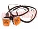 Side Turn Signal Lights + Cables Alfa Romeo Alfetta Berlina Gt Gtv