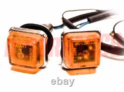 Side Turn Signal Lights + Cables ALFA ROMEO ALFETTA BERLINA GT GTV