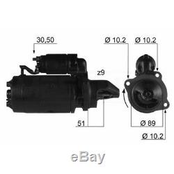 Starter Alfa Romeo 75 2.0 (162. Ba) 94kw 128hp 05/198510/88 Em168q V136 Cs120