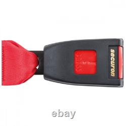 Static Rear Seat Belt for Alfa Romeo Alfetta 1.8 Saloon 1973-1984 Red