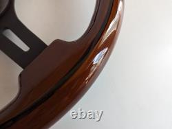 Steering wheel compatible with Alfa Romeo Black Wood + Alfetta gear knob