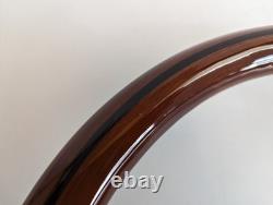 Steering wheel compatible with Alfa Romeo Black Wood + Alfetta gear knob