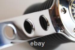 Steering wheel compatible with classic chrome wood Alfa Romeo Alfetta 71-81