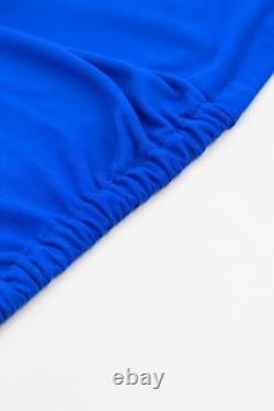 Stretchable Indoor Garage Cover for Alfa Romeo Alfetta Sedan Blue