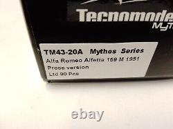 Tecnomodel Alfa Romeo Alfetta 159 M F1 Press Version 1951 1/43 TM43-20A