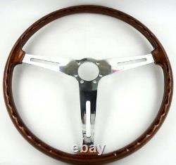 True Maserati Mistral Ellébore 400mm Wood Rims Direction Superb Wheel