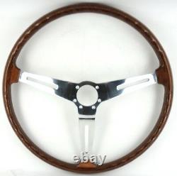 True Maserati Mistral Ellébore 400mm Wood Rims Direction Superb Wheel