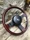 Vintage Alfa Romeo Steering Wheel (vg Iao) Wood Horn Gtv6 Giulietta Giulia Gt Alfetta