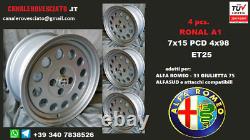 Wheels for Alfa Romeo Ronal A1 15 inches 4x98 Alfetta Giulietta 33 75 Alfasud